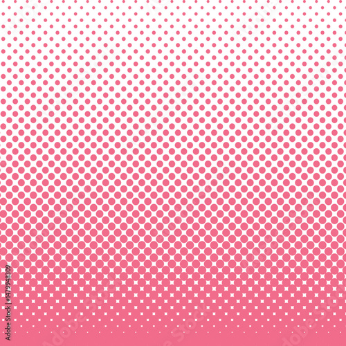 ハーフトーン・ドットの背景　ベクター　ピンク 　Dot vector background,Halftone gradient,Abstract halftone dotted background.abstract pink background.