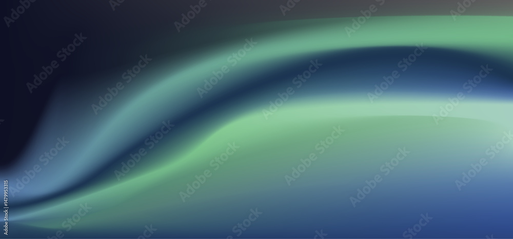 Abstract gradient background with blue, purple, and yellow color waves. Abstract aurora concept background design. Vector Illustration. Abstract gradient background with blue, purple, and yellow color waves. Abstract aurora concept background design. Vector Illustration.