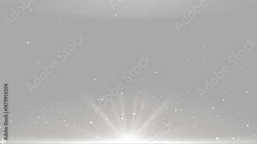 White light radiating from gray background, suitable for spiritual concepts, energy healing, meditation, calmness, mindfulness, light transitioning, brightness.