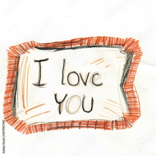 Child Hand written sketch 