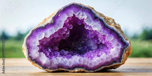 Geode Amethyst Vertical Shot , nature, rock,  nature, rock, crystal