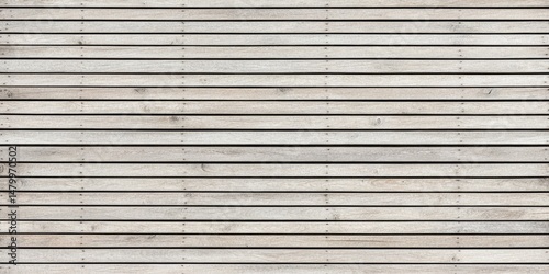 Light gray horizontal wooden planks