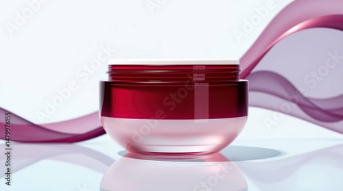 facial skincare bottle mockup