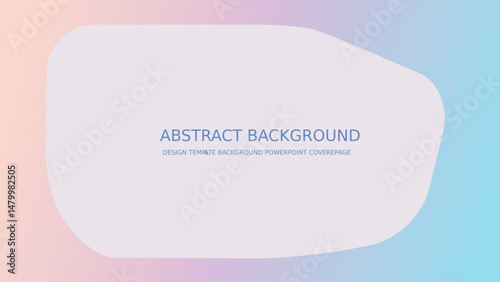 Presentation background with transparent pattern on pastel gradient background in geometric shape