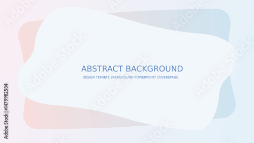 Presentation background with transparent pattern on pastel gradient background in geometric shape