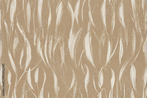 Minimal beige and white acrylic texture soft abstract hand painted background for modern design