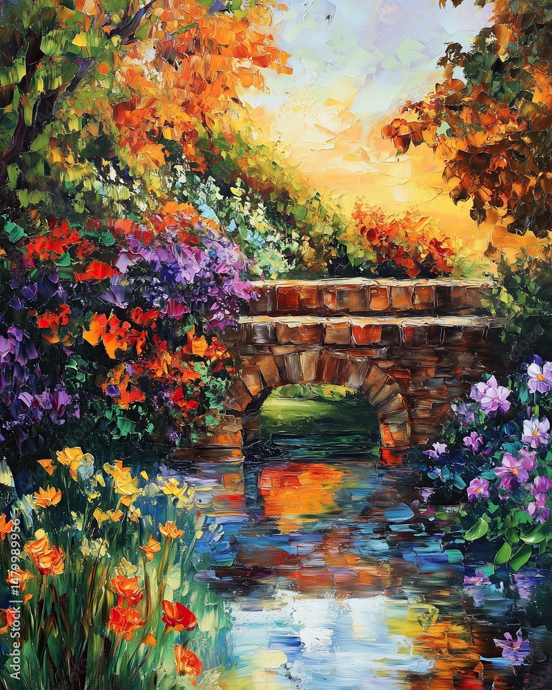 Obraz premium HIDDEN GARDEN SERENITY