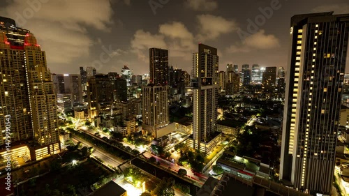 Wallpaper Mural Bangkok city skyline from a high vantage point Torontodigital.ca