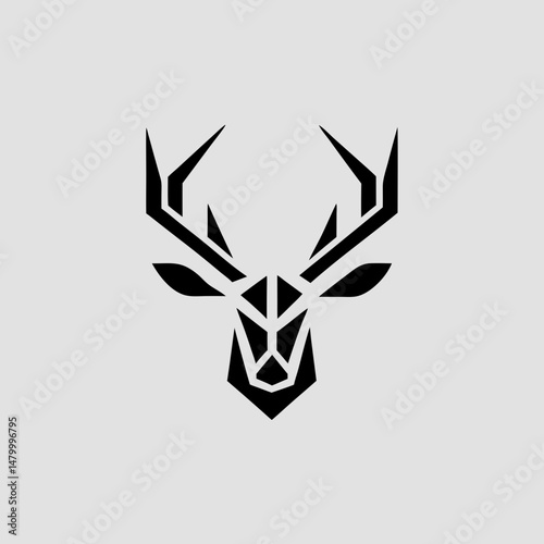 deer head vector