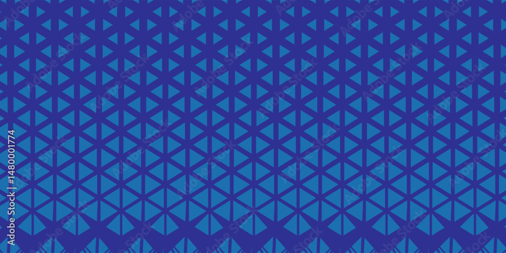 Naklejka premium Triangles Halftone Pattern Vector Abstract Geometric Technology Background. Triangular Half Tone Texture