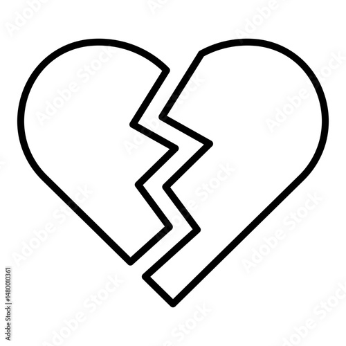 broken heart icon