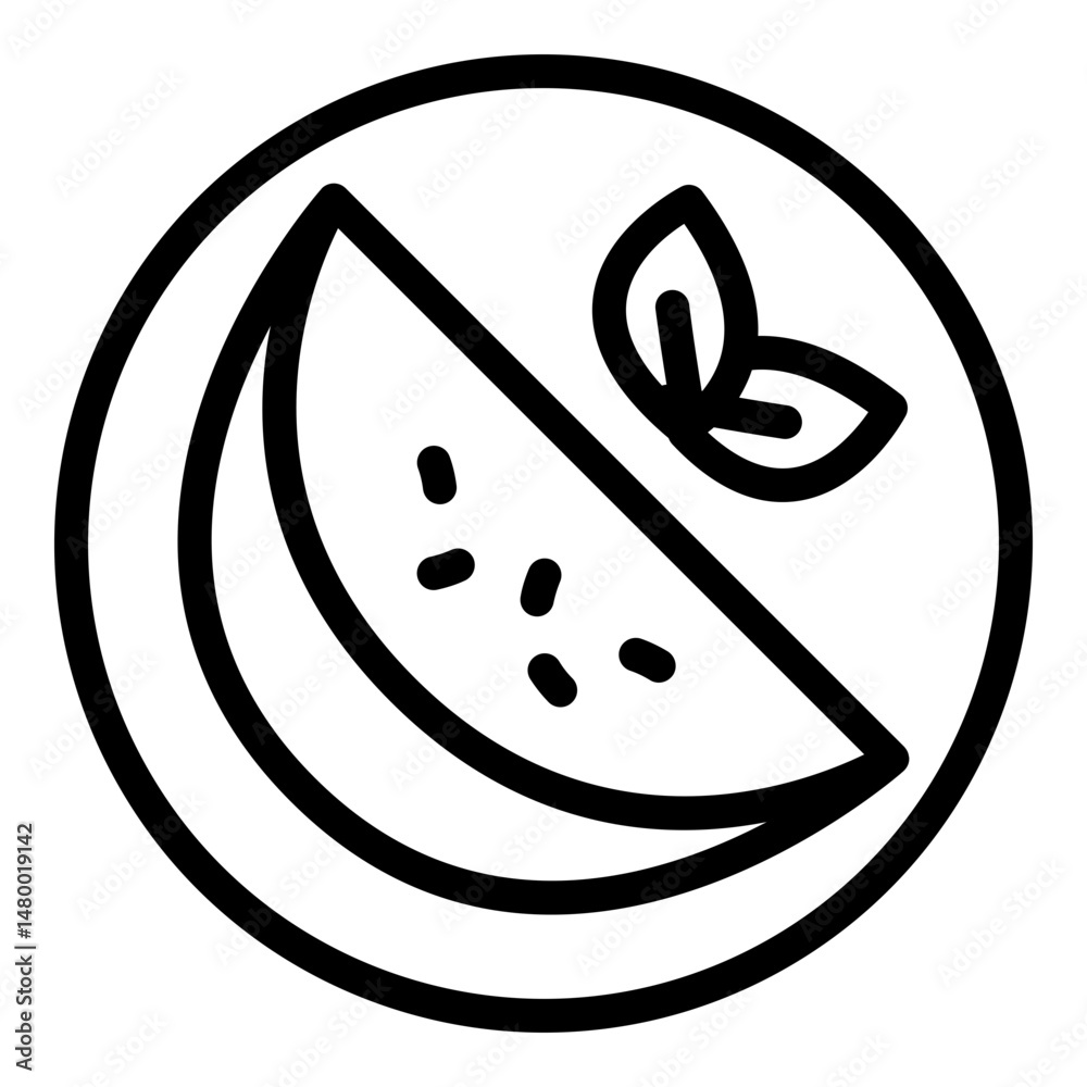 Obraz premium Omelette icon. Vector line icon