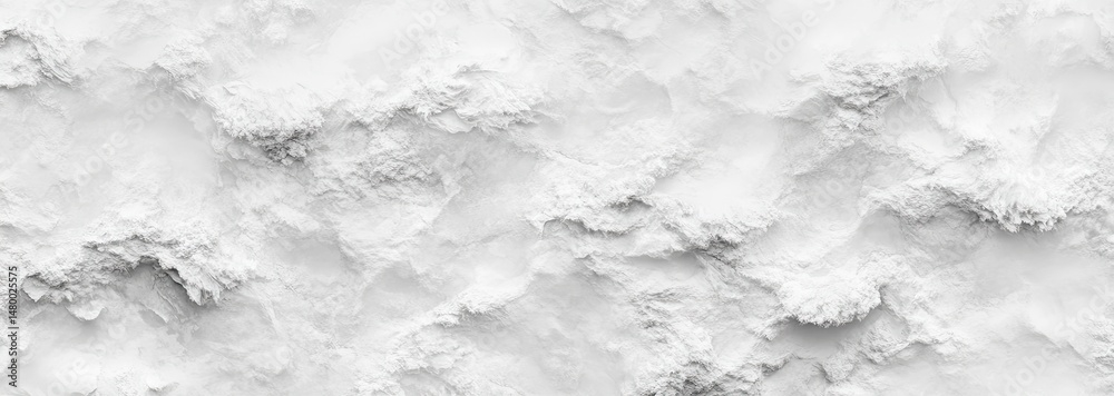 Fototapeta premium Abstract textured surface of white mountainous landscape