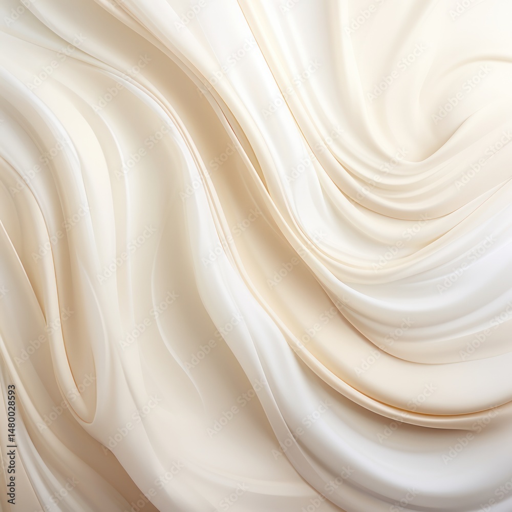 Obraz premium Gentle light beige abstract texture with smooth flowing patterns evoking a sense of calm and sophistication
