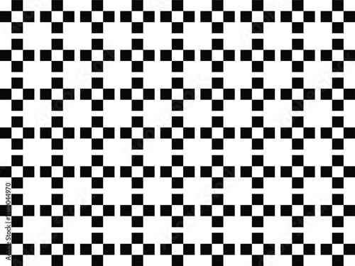 Minimal pixel square pattern in black and. white for clean geometric backgrounds.