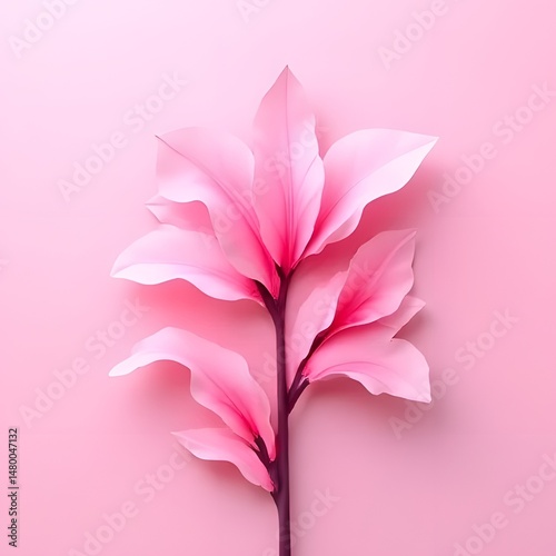 floral 3D Art style