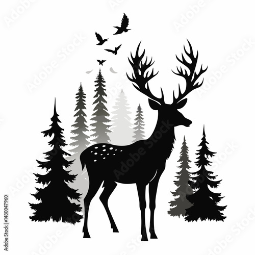 deer in the forest