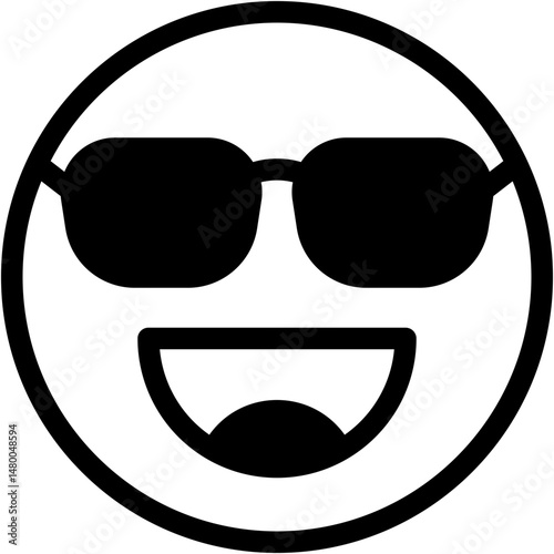 Vector Icon Nerd, Emoji, Happy, Feeling, Smile, Grin