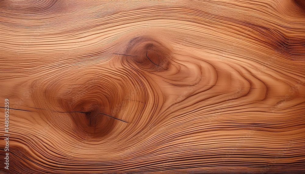Naklejka premium natural wooden texture with intricate grain patterns on light brown background