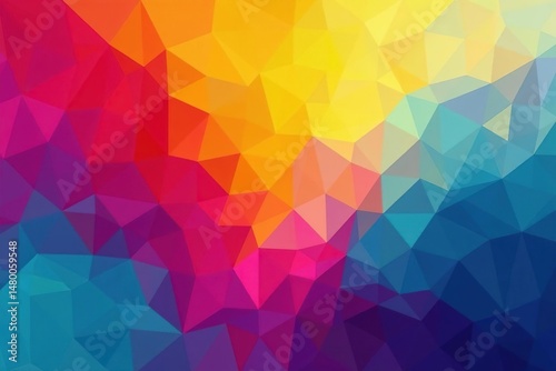 Abstract geometric shapes in vibrant colors, creating a dynamic and modern background , modern background, geometric texture