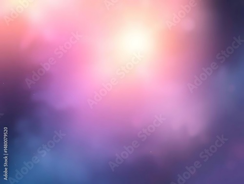 Pink  Blue Nebula Space Background.