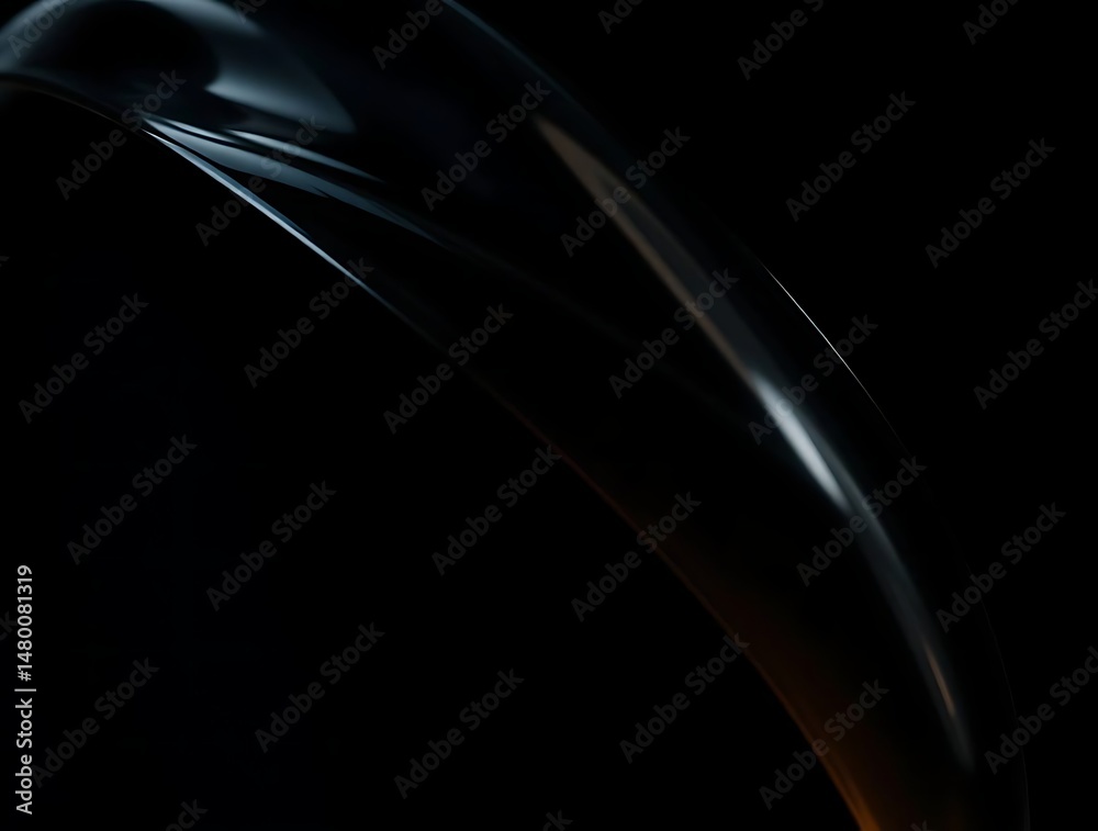 Fototapeta premium Dark Liquid Flowing with Abstract Background.