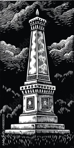 Landmark Jogja Indonesia Vector