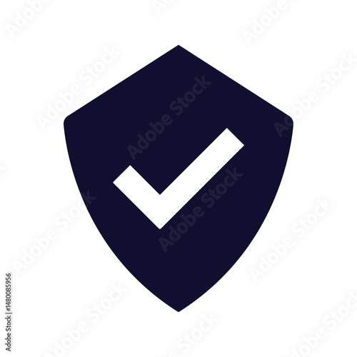 Shield-check free interface icon, shield, check inside shield