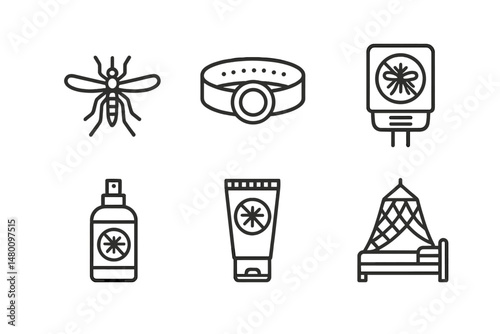 Various mosquito repellent products and tools designed for effective protection against bites while outdoors