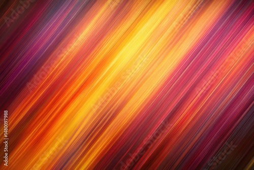 Vibrant diagonal streaks of orange, yellow, and purple colors creating a dynamic abstract background