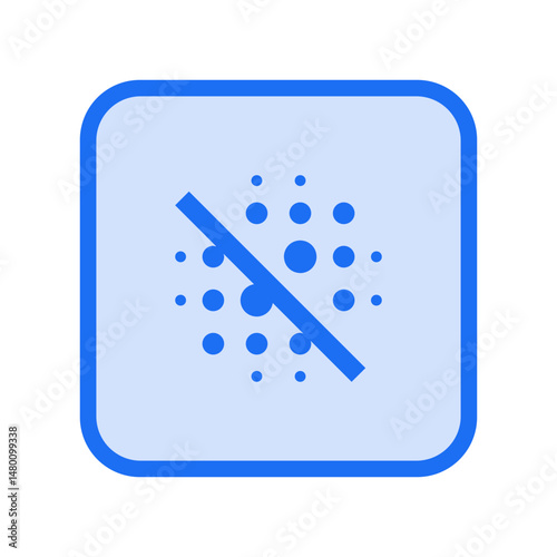 Blur Off Filled Icon