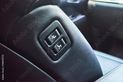 Push button, command control button on the car