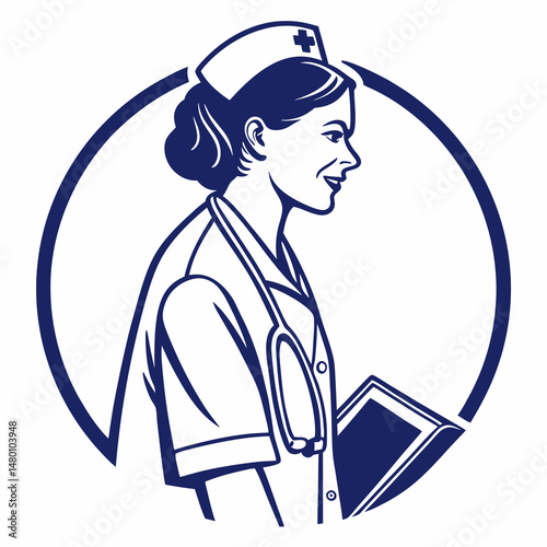 nurse icon
white backround