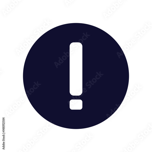 exclamation mark icon, exlamation mark button, exlamation mark point