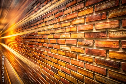 Long Exposure Brick Wall Texture: Organic Natural Background