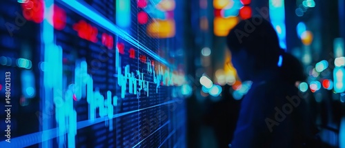 Finance worldwide, macro overview of the stock market circumstance, funding crypto currency chart for trading, Generative AI.