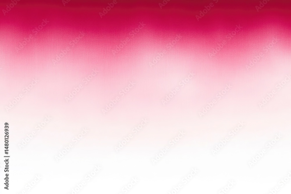 Fototapeta premium Soft gradient background transitioning from deep red to white, suitable for design and digital art