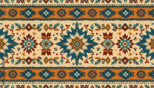 tribal seamless pattern with earthy textured repetition and cultural geometry ideal for artisan packaging and ethnic home accessories