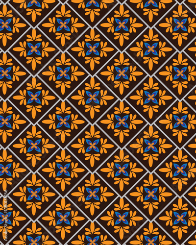 Moroccan geometric pattern design modern and abstract