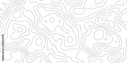 Abstract topography contour map line and modern wavy map line design,.  creative discovery White wave grid stripe line map topography.  and Modern Patterns on a Clean, Minimal White Canvas"