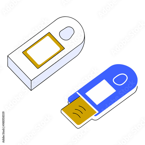 Fingertip Pulse Oximeter with Digital Display , Health Monitoring Device