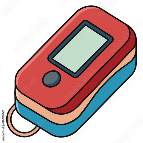 Fingertip pulse oximeter for measuring blood oxygen saturation and pulse rate