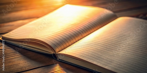 Smooth Lined Travel Journal Paper Texture Background