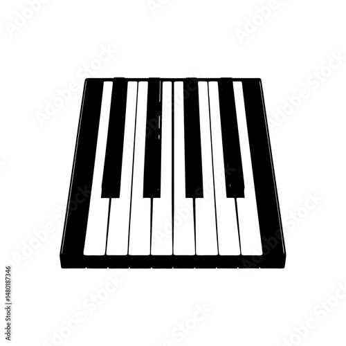 piano keys  a close up of black and white piano 