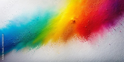 Vibrant Ombre Spray Paint Art on Paper Background Texture