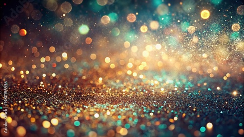 Vintage Matte Glitter Texture Background: Long Exposure Sparkle Design