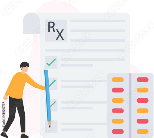 Prescription report or RX report, medication details or prescription information, drug dosage or dosage instructions, medication side effects or adverse reactions, pharmacy report or prescription reco