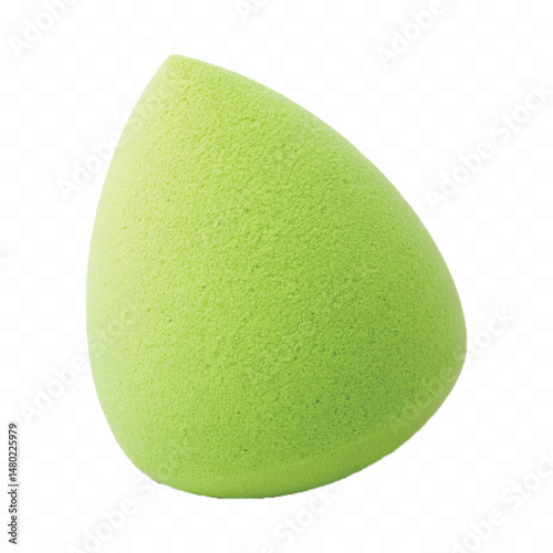 realistic smooth makeup sponge for blending cosmetics in different colour style isolated on transparent background