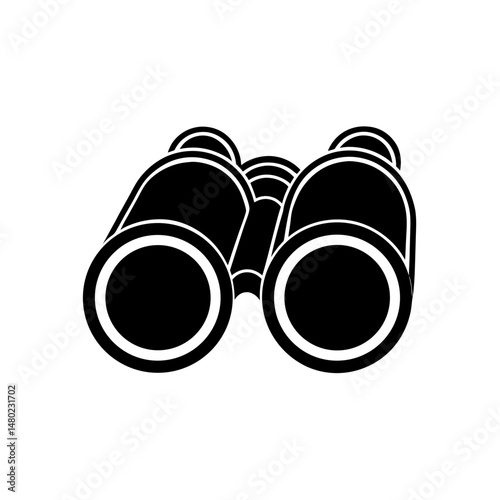 toy binoculars with colored lenses on white 