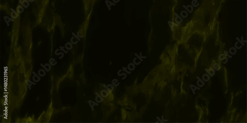 Abstract black natural marble texture background. Scattered green crack texture isolated on black background. Texture soil dry crack background pattern of drought lack of water of nature.